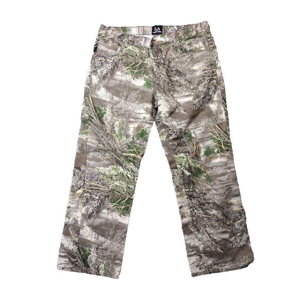 Vintage RealTree Men's Hunting Pants MAX-1 Camo 38X32 Jeans Outdoor Fishing Hike